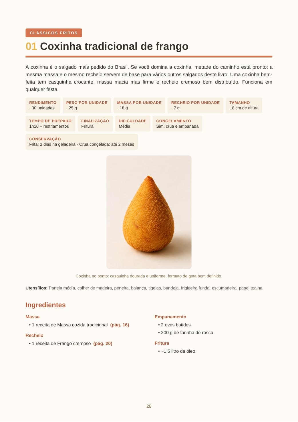 Página 2 do ebook Salgados que Vendem