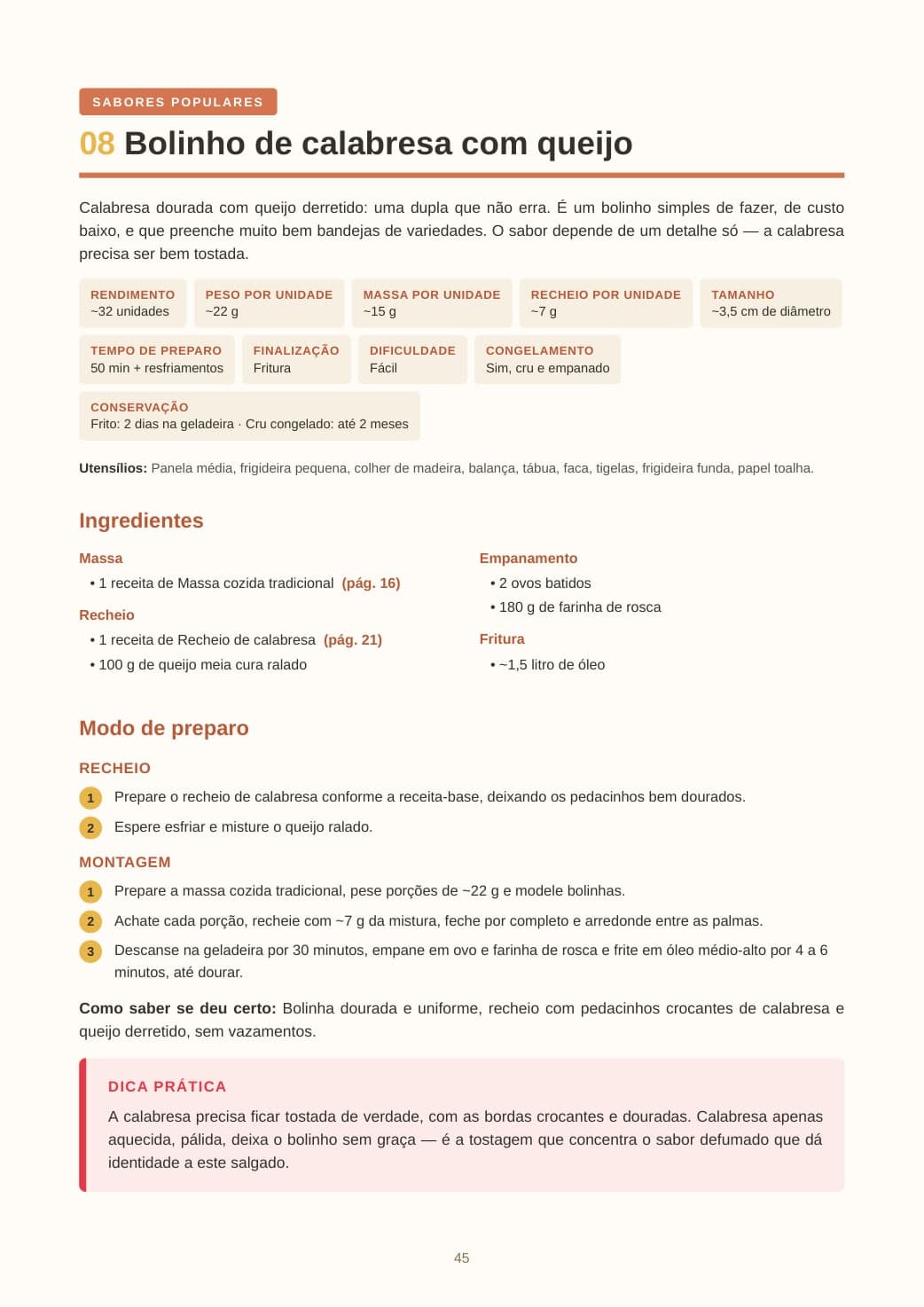 Página 4 do ebook Salgados que Vendem
