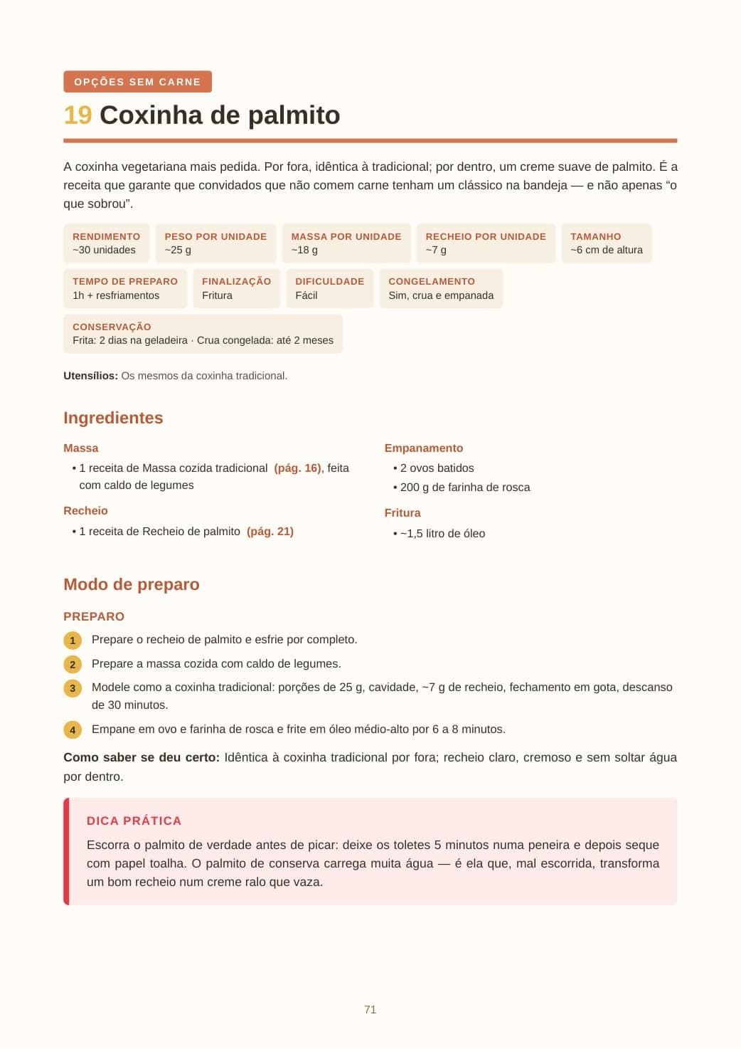 Página 6 do ebook Salgados que Vendem