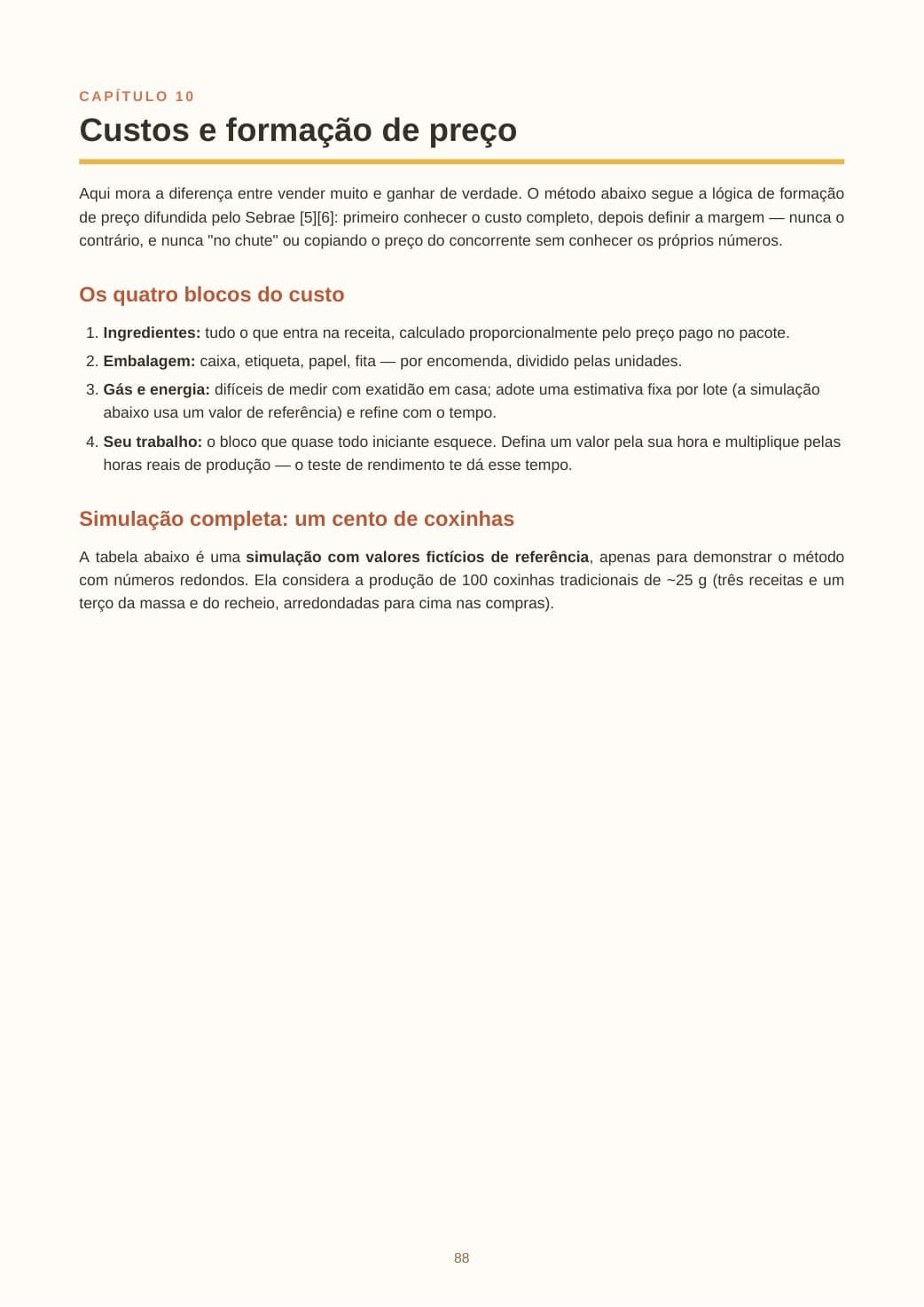 Página 8 do ebook Salgados que Vendem